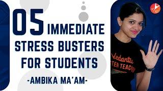 5 Immediate STRESS BUSTERS for Students | How to Get Rid of Stress | Exam Stress Motivation