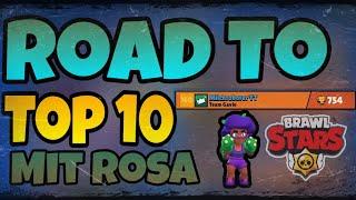 Road to Top 10 mit Rosa | Brawl Stars Road to Top 10 Deutsch #1