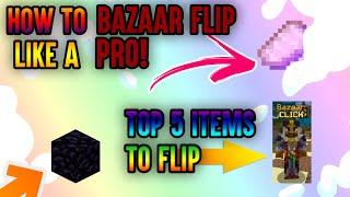 Top 5 Items to Bazaar Flip -  Hypixel Skyblock