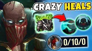 THIS BUILD STOMPS MAGE SUPPORTS! NEVER LOSE ON PYKE AGAIN (HEAL POWER) - League of Legends