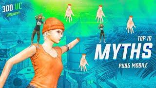 Top 10 Mythbusters in PUBG Mobile | PUBG Myths #34