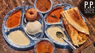 Atta Market Dosa Wala | P.P. Dosa | Sector 18 Market Noida Street Food | South Indian Street Food