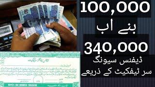 National Saving Bank Defense Saving Certificate High Profit Rates for year 2020 in Pakistan