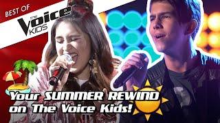 TOP 10 | Best SUMMER SONGS in The Voice Kids! ☀️