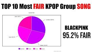 TOP 10 Most Fair KPOP Group Song Line Distribution All Time!!