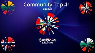 Eurovision 2020: Community Top 41