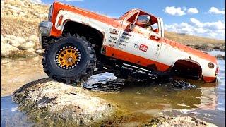 YOUR FAVOURiTE CLASSiC SQUARE CHEVY 4x4 HARD TOP K5 BLAZER WHEELiN' - B4 THE FLOOD | RC ADVENTURES