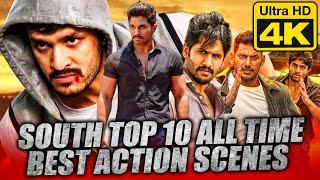 South Top 10 All Time Best Action Scenes In 4K | साउथ के ब्लॉकबस्टर मूवीज का धमाकेदार एक्शन सीन्स