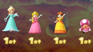 Mario Party 10 - Rosalina vs Peach vs Daisy vs Toadette - Coin Challenge