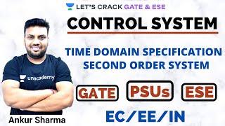 L10: Time Domain Specification I Second Order System for GATE/ESE I Control System by Ankur Sir