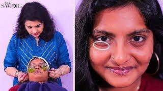 Make your eye bags disappear in 10 mins | homemade eye mask | Vasunthara series #Undereyebags