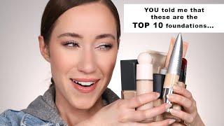 The TOP 10 foundations of ALL TIME (according to you) 