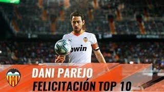 DANI PAREJO RECIBE LAS FELICITACIONES DE LOS JUGADORES DEL ‘TOP-10’ CON MÁS PARTIDOS EN EL CLUB