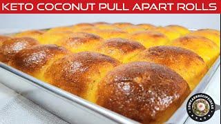 HOW TO MAKE KETO COCONUT PULL APART ROLLS - GRAIN FREE, WHEAT FREE, GLUTEN FREE & SUGAR FREE !