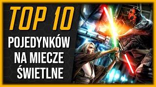 TOP 10 NAJLEPSZYCH Pojedynków na MIECZE ŚWIETLNE [Radioaktywny Top] #MayThe4thBeWithYou