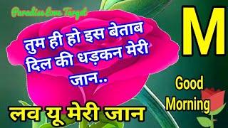 Tum Hi Ho Is Betaab Dil Ki Dhadkan Meri Jaan, Good Morning Video, M Name Status, Morning Shayari