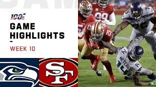 Seahawks vs. 49ers Week 10 Highlights | NFL 2019