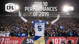 CFL Top 10 Performances of the 2019 season