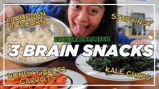 MY TOP 3 STUDY SNACKS FOR FINALS SEASON | SAIKO FOOD