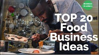 TOP 20 Small Food Business Ideas For Beginners, Top small business Ideas