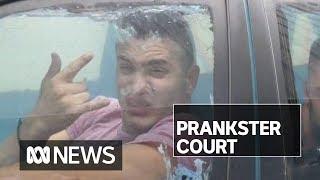 RackaRacka YouTube prankster in court for 'scuba driving' water-filled car to bottle shop | ABC News