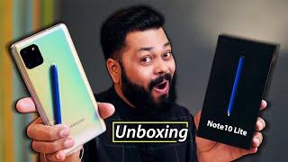 Samsung Galaxy Note 10 Lite Unboxing & First Impressions ⚡⚡⚡Power Of S-Pen Under 40000