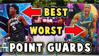 TOP 5 BEST/WORST VALUE POINT GUARDS in NBA 2K21 MyTEAM!