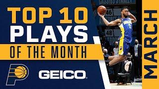 Indiana Pacers Top 10 Plays of the Month: March | 2020-21 NBA Season