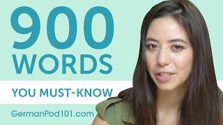 900 Words Every German Beginner Must Know