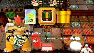 Super Mario Party Gold Rush Mine - Team Bowser vs Team Goomba (Master Difficulty)