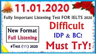 IELTS LISTENING PRACTICE TEST 2020 WITH ANSWERS | 11.01.2020
