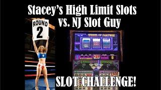 $25 Wheel Of Fortune - $10 Triple Double Diamond  - SLOT CHALLENGE vs NJ Slot Guy , ROUND 2!