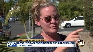 Aggressive solicitor tells 10News video doesn't tell whole story