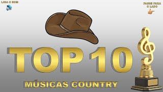 TOP 10 Músicas: country.