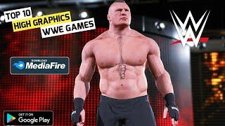 Top 10 HIGH GRAPHICS WWE Games For Android IN 2021|| All Time Best WWE Games For Android||