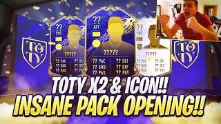 I PACKED THE BEST TOTY!!! AN ICON & 2 TOTY IN MY BEST PACK OPENING EVER!! Fifa 20 Ultimate Team!