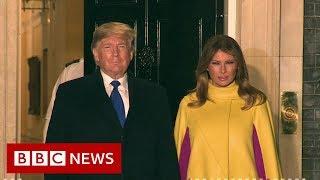 President Trump in London for NATO meeting - BBC News