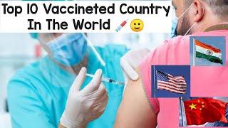 Top 10 Vaccineted Country in The World 