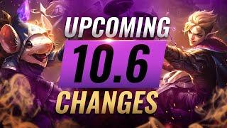 MASSIVE CHANGES: New Buffs & REWORKS Coming in Patch 10.6 - League of Legends