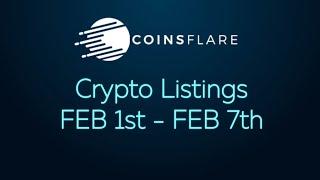 Crypto Listings, The Best Performers, Top Crypto Currencies February 1st - February 7th, 2020