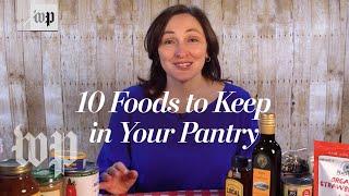 The top food items to stock up on in case you are quarantined