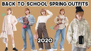 Back to School Spring Outfits 2020 (ft. MARHEN.J!!!) | Q2HAN