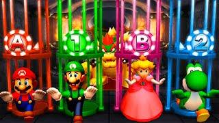 Mario Party The Top 100 MiniGames - Mario Vs Peach Vs Luigi Vs Yoshi (Master Cpu)