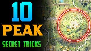 PEAK HIDDEN PLACE IN FREE FIRE ! TOP 10 HIDE PLACE IN BERMUDA MAP ! RANK PUSH TIPS ! DARK DRAGONZ