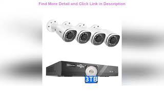 Top 10 Hiseeu 4K PoE Security Camera System, 8CH 8MP Home Surveillance NVR System with 3TB HDD, 4Pc