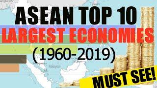 ASEAN'S TOP 10 LARGEST ECONOMIES - GDP By Country (1960 to 2019)