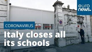 Italy closes all its schools as COVID-19 death toll hits 107