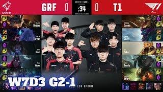 GRF vs T1 - Game 1 | Week 7 Day 3 S10 LCK Spring 2020 | Griffin vs T1 G1 W7D3