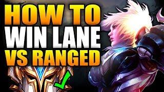 How to WIN Lane VS Ranged (BEST WAY!) - SEASON 10 RIVEN TOP GAMEPLAY! - League of Legends