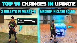 TOP 10 CHANGES AFTER OB32 UPDATE IN FREE FIRE | FREE FIRE NEW UPDATE | BIG CHANGES AFTER OB32 UPDATE